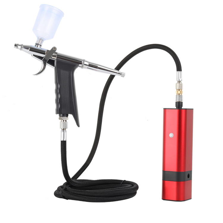 Makyaj için USB Şarj Kablolu Otomatik Airbrush Kiti