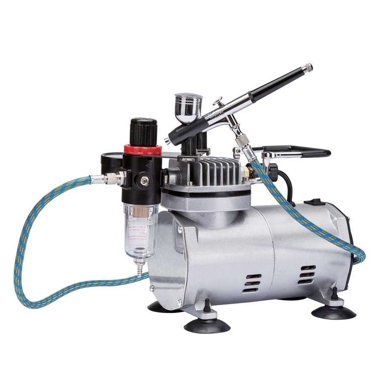 Yüksek PSI Hava Kompresörü Kablolu Airbrush Kiti